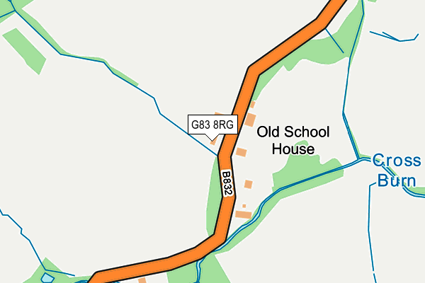 G83 8RG map - OS OpenMap – Local (Ordnance Survey)