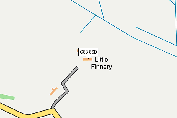 G83 8SD map - OS OpenMap – Local (Ordnance Survey)