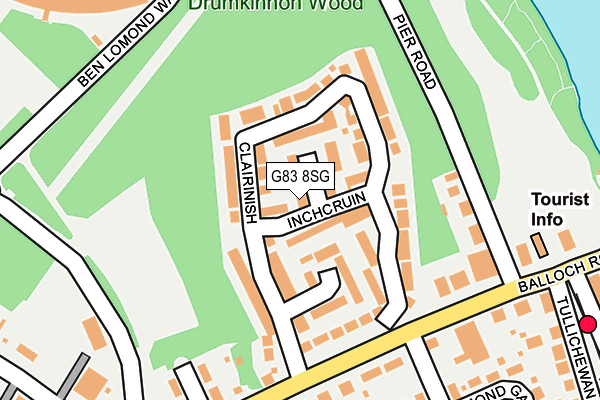 G83 8SG map - OS OpenMap – Local (Ordnance Survey)