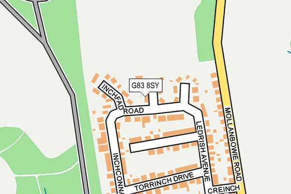 G83 8SY map - OS OpenMap – Local (Ordnance Survey)