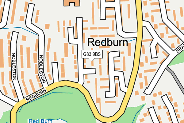 G83 9BS map - OS OpenMap – Local (Ordnance Survey)