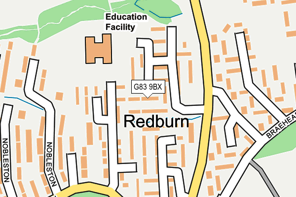 G83 9BX map - OS OpenMap – Local (Ordnance Survey)