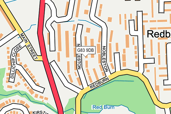 G83 9DB map - OS OpenMap – Local (Ordnance Survey)