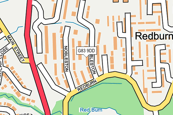 G83 9DD map - OS OpenMap – Local (Ordnance Survey)