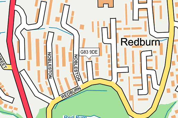 G83 9DE map - OS OpenMap – Local (Ordnance Survey)