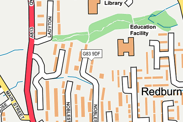 G83 9DF map - OS OpenMap – Local (Ordnance Survey)