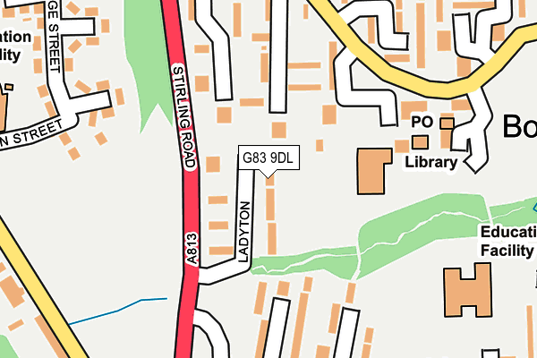 G83 9DL map - OS OpenMap – Local (Ordnance Survey)