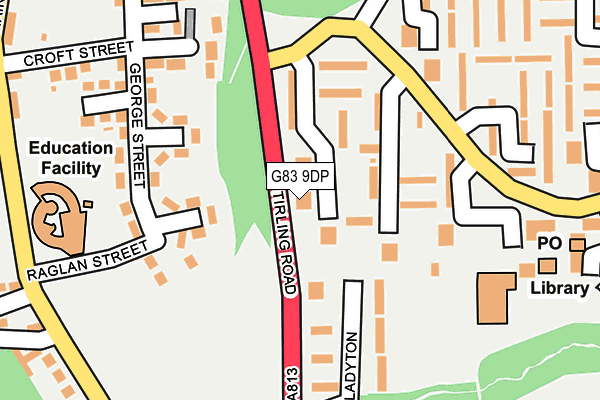 G83 9DP map - OS OpenMap – Local (Ordnance Survey)