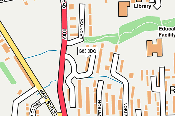 G83 9DQ map - OS OpenMap – Local (Ordnance Survey)