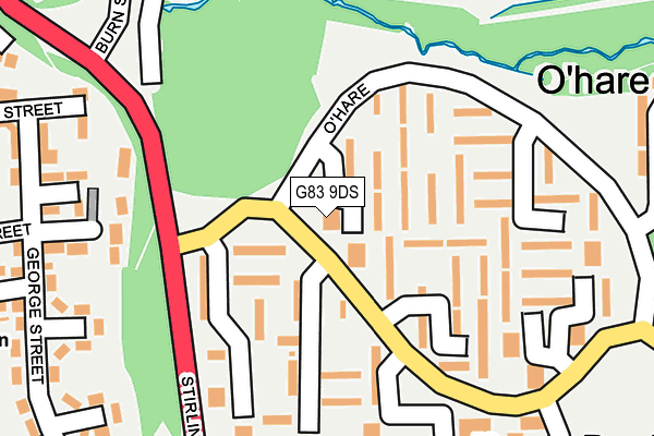 G83 9DS map - OS OpenMap – Local (Ordnance Survey)