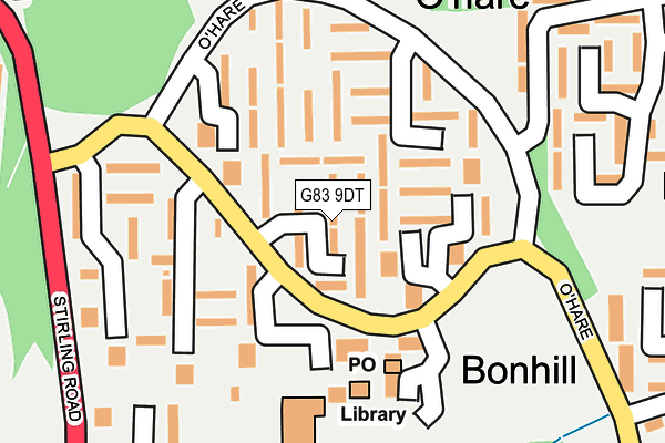 G83 9DT map - OS OpenMap – Local (Ordnance Survey)