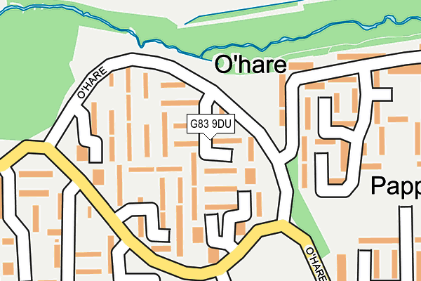 G83 9DU map - OS OpenMap – Local (Ordnance Survey)