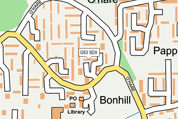 G83 9DX map - OS OpenMap – Local (Ordnance Survey)