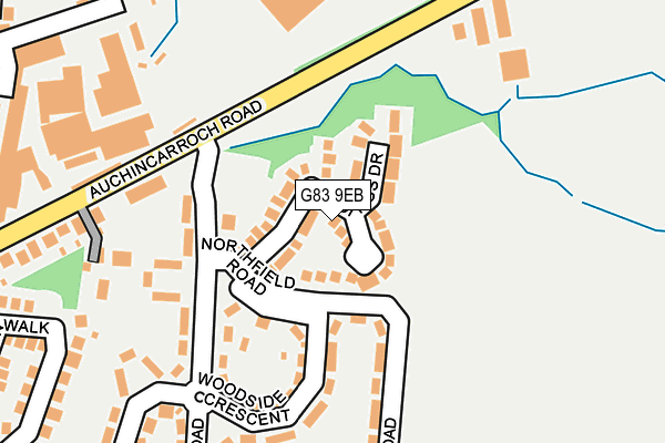 G83 9EB map - OS OpenMap – Local (Ordnance Survey)