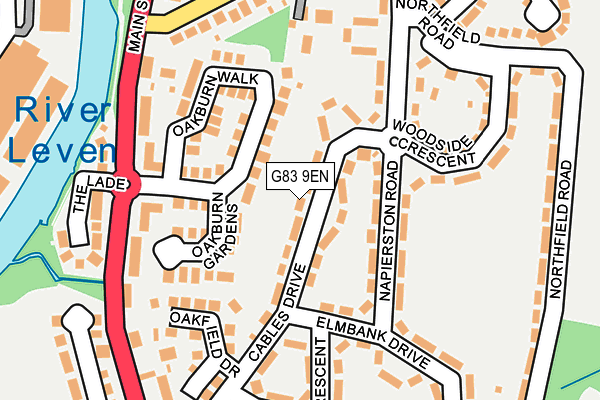 G83 9EN map - OS OpenMap – Local (Ordnance Survey)