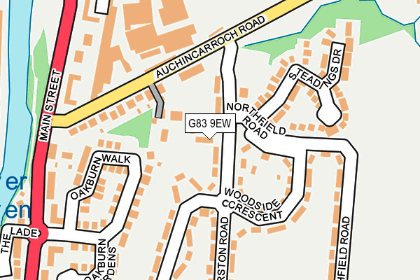 G83 9EW map - OS OpenMap – Local (Ordnance Survey)