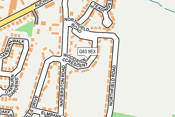 G83 9EX map - OS OpenMap – Local (Ordnance Survey)