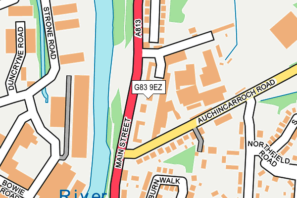 G83 9EZ map - OS OpenMap – Local (Ordnance Survey)