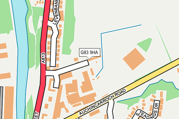 G83 9HA map - OS OpenMap – Local (Ordnance Survey)