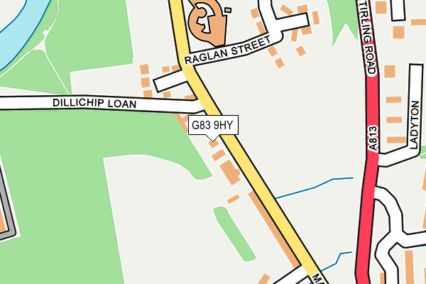 G83 9HY map - OS OpenMap – Local (Ordnance Survey)