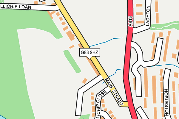 G83 9HZ map - OS OpenMap – Local (Ordnance Survey)