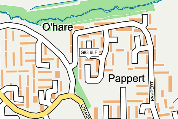G83 9LF map - OS OpenMap – Local (Ordnance Survey)