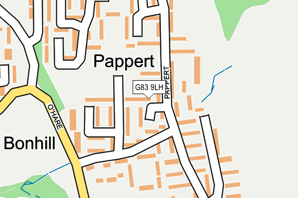 G83 9LH map - OS OpenMap – Local (Ordnance Survey)