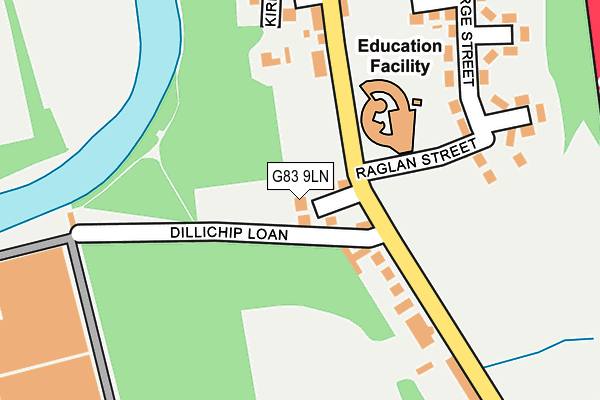 G83 9LN map - OS OpenMap – Local (Ordnance Survey)