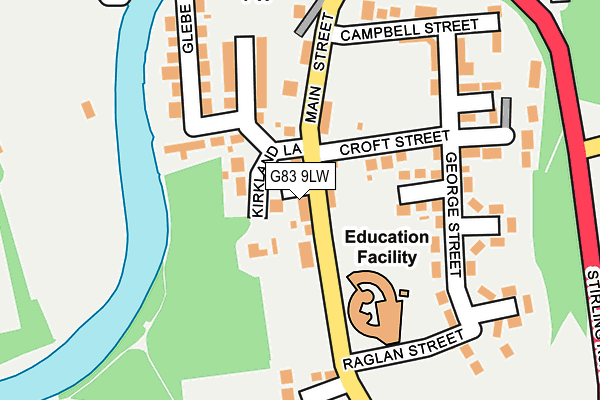 G83 9LW map - OS OpenMap – Local (Ordnance Survey)