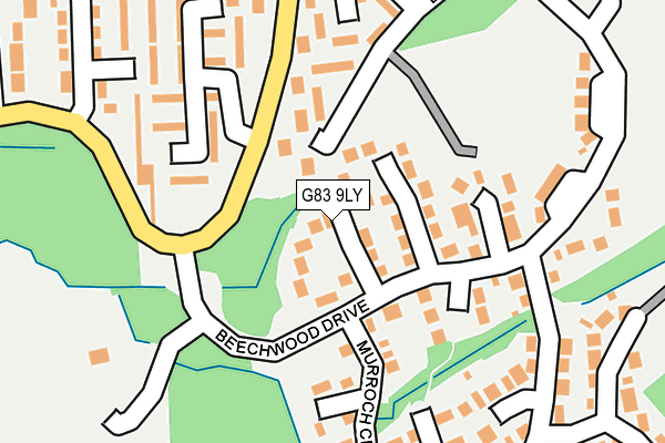 G83 9LY map - OS OpenMap – Local (Ordnance Survey)