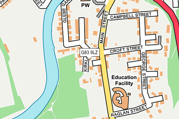 G83 9LZ map - OS OpenMap – Local (Ordnance Survey)