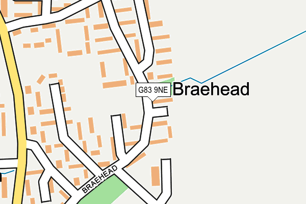 G83 9NE map - OS OpenMap – Local (Ordnance Survey)