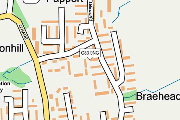 G83 9NG map - OS OpenMap – Local (Ordnance Survey)