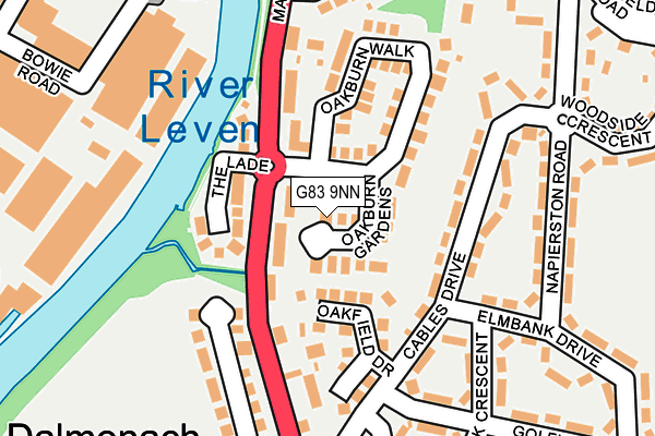 G83 9NN map - OS OpenMap – Local (Ordnance Survey)