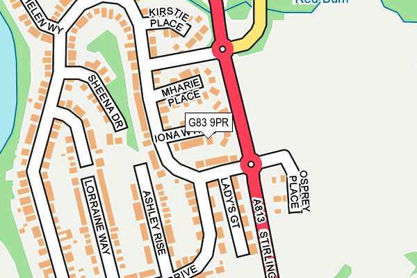 G83 9PR map - OS OpenMap – Local (Ordnance Survey)