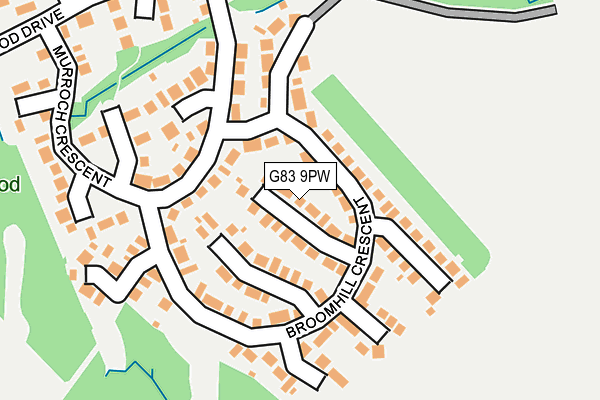 G83 9PW map - OS OpenMap – Local (Ordnance Survey)