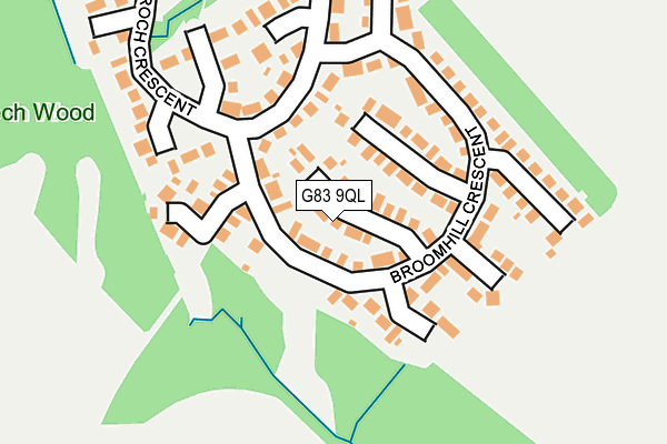 G83 9QL map - OS OpenMap – Local (Ordnance Survey)