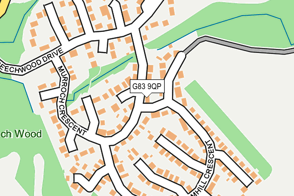 G83 9QP map - OS OpenMap – Local (Ordnance Survey)
