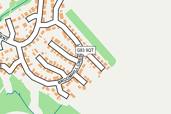 G83 9QT map - OS OpenMap – Local (Ordnance Survey)