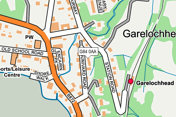 G84 0AA map - OS OpenMap – Local (Ordnance Survey)