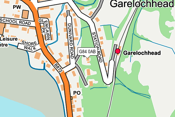 G84 0AB map - OS OpenMap – Local (Ordnance Survey)