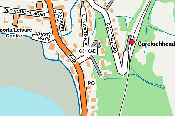 G84 0AE map - OS OpenMap – Local (Ordnance Survey)