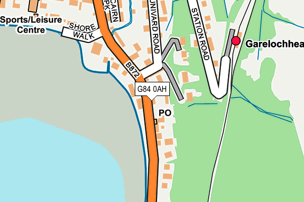 G84 0AH map - OS OpenMap – Local (Ordnance Survey)