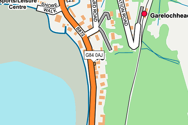 G84 0AJ map - OS OpenMap – Local (Ordnance Survey)