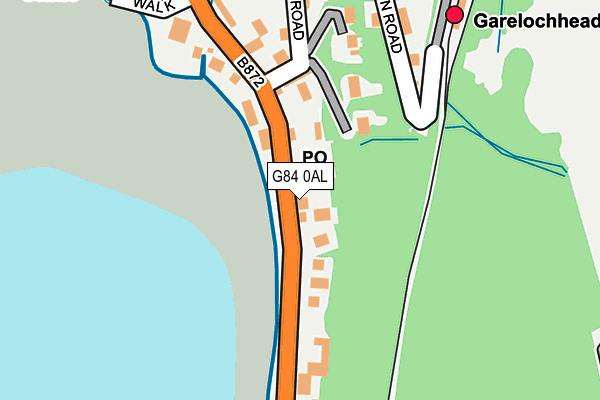 G84 0AL map - OS OpenMap – Local (Ordnance Survey)