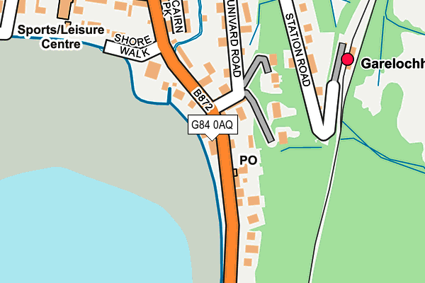 G84 0AQ map - OS OpenMap – Local (Ordnance Survey)