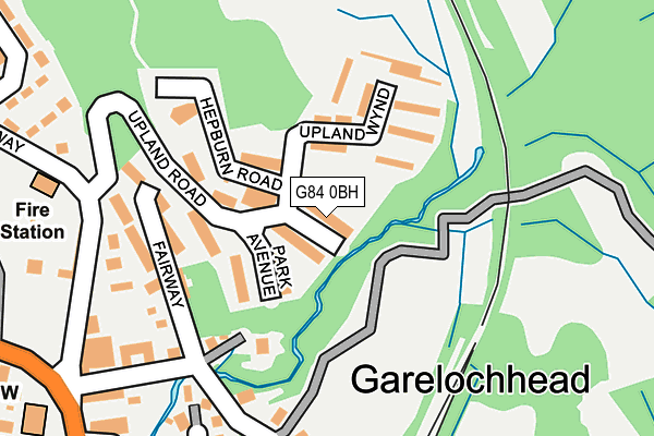 G84 0BH map - OS OpenMap – Local (Ordnance Survey)