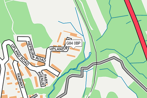 G84 0BP map - OS OpenMap – Local (Ordnance Survey)