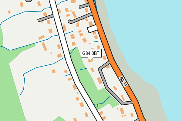 G84 0BT map - OS OpenMap – Local (Ordnance Survey)