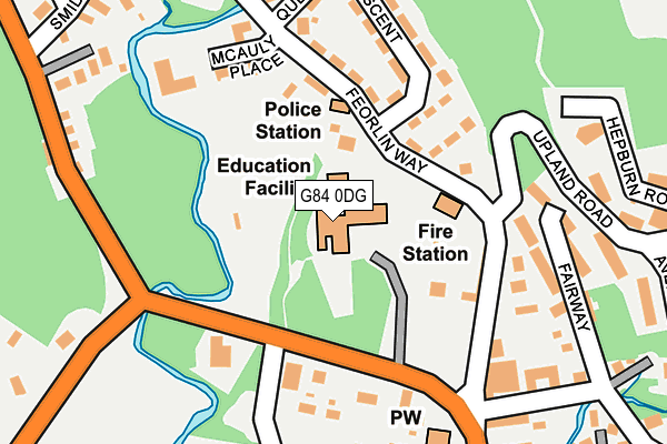 G84 0DG map - OS OpenMap – Local (Ordnance Survey)